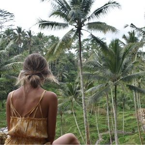 RVCA romper in yellow